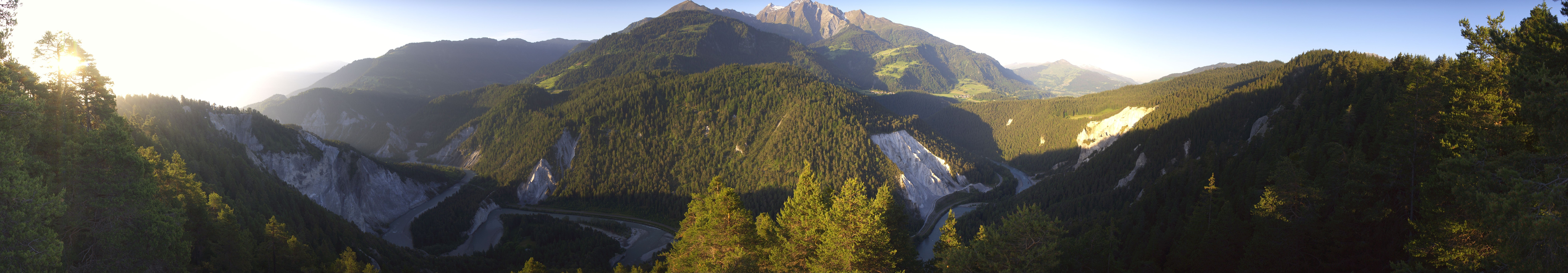Archiv Foto Webcam Rheinschlucht - Swiss Grand Canyon
