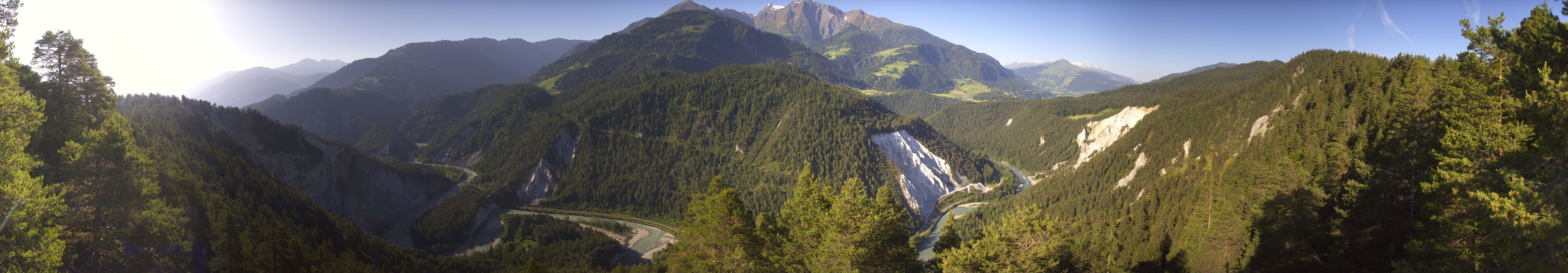 Archiv Foto Webcam Rheinschlucht - Swiss Grand Canyon