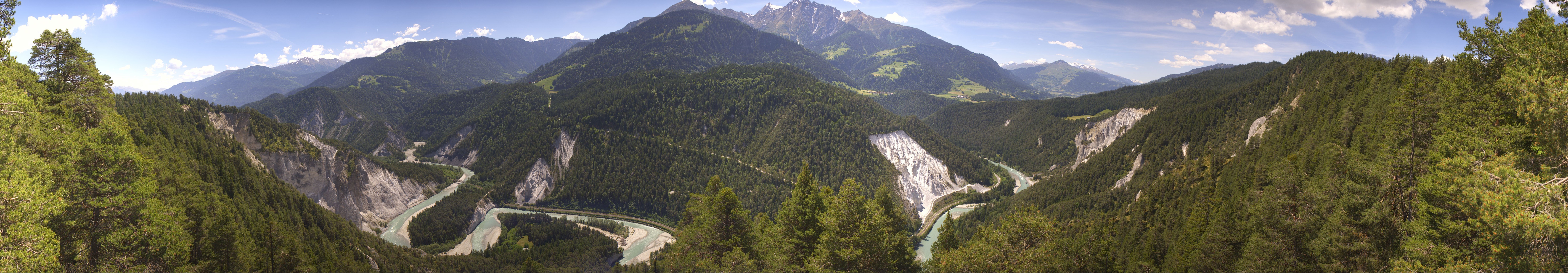 Archiv Foto Webcam Rheinschlucht - Swiss Grand Canyon