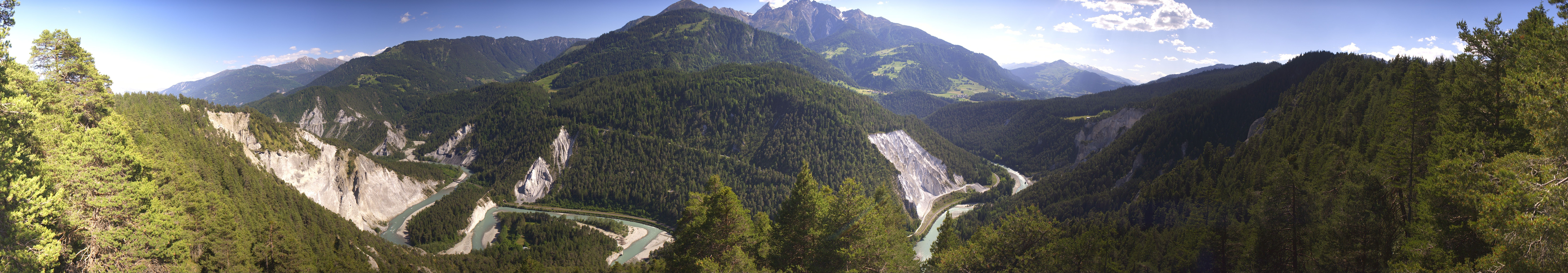 Archiv Foto Webcam Rheinschlucht - Swiss Grand Canyon