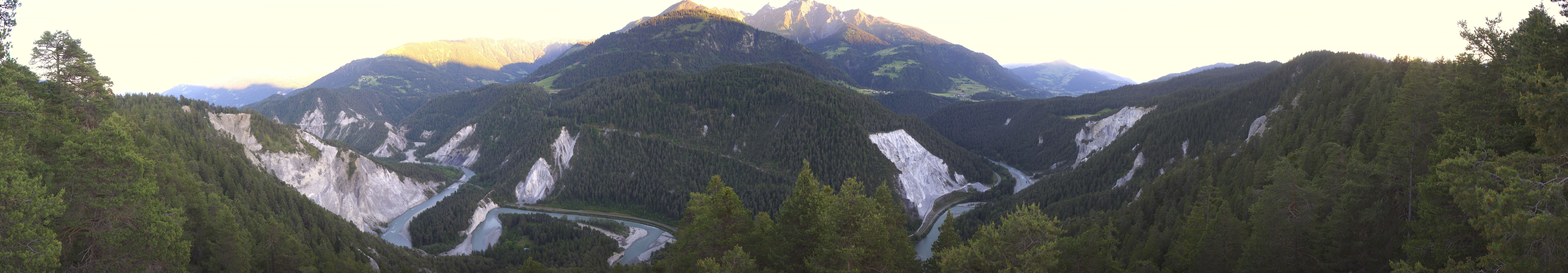 Archiv Foto Webcam Rheinschlucht - Swiss Grand Canyon