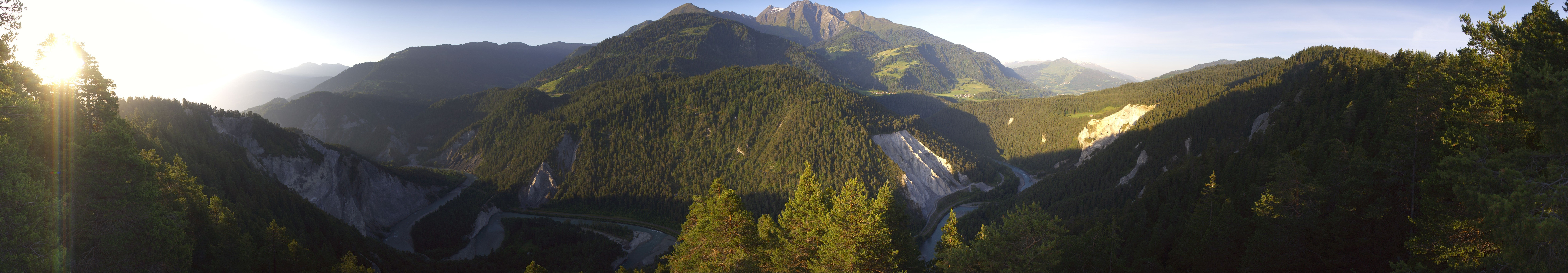 Archiv Foto Webcam Rheinschlucht - Swiss Grand Canyon