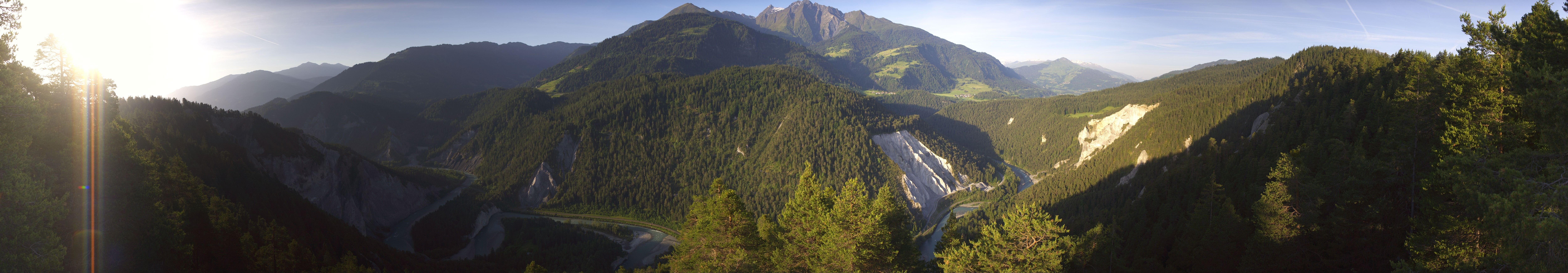 Archiv Foto Webcam Rheinschlucht - Swiss Grand Canyon