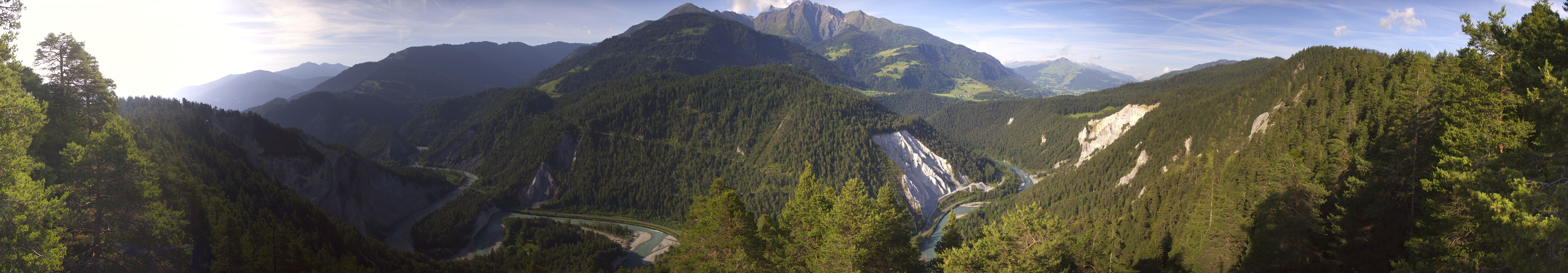 Archiv Foto Webcam Rheinschlucht - Swiss Grand Canyon