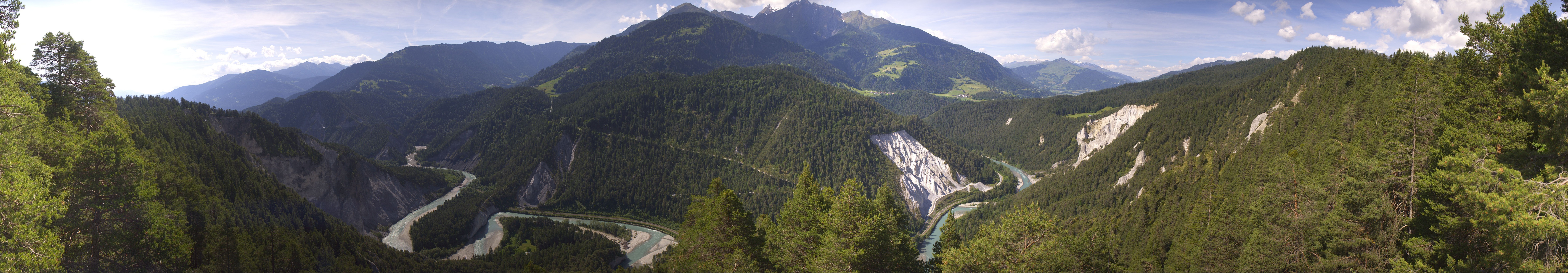 Archiv Foto Webcam Rheinschlucht - Swiss Grand Canyon