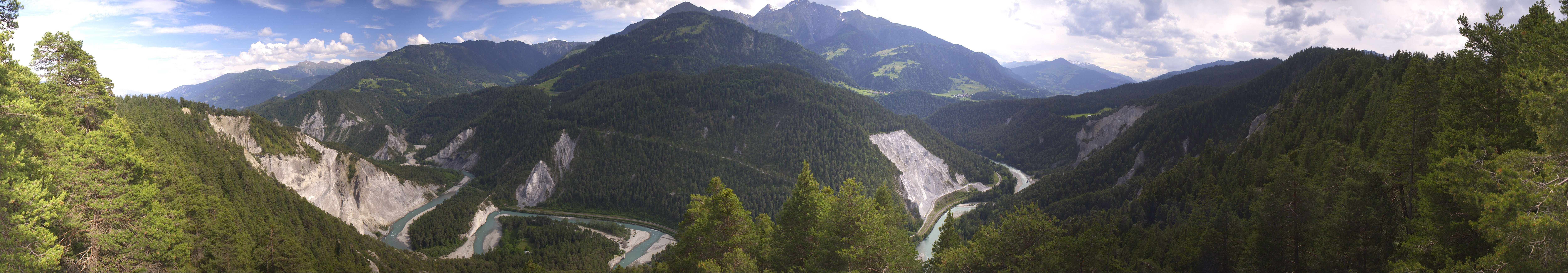 Archiv Foto Webcam Rheinschlucht - Swiss Grand Canyon
