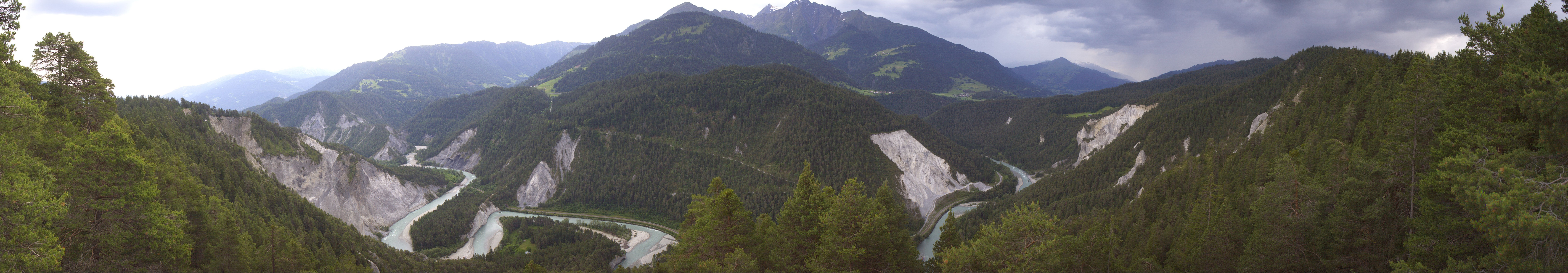 Archiv Foto Webcam Rheinschlucht - Swiss Grand Canyon