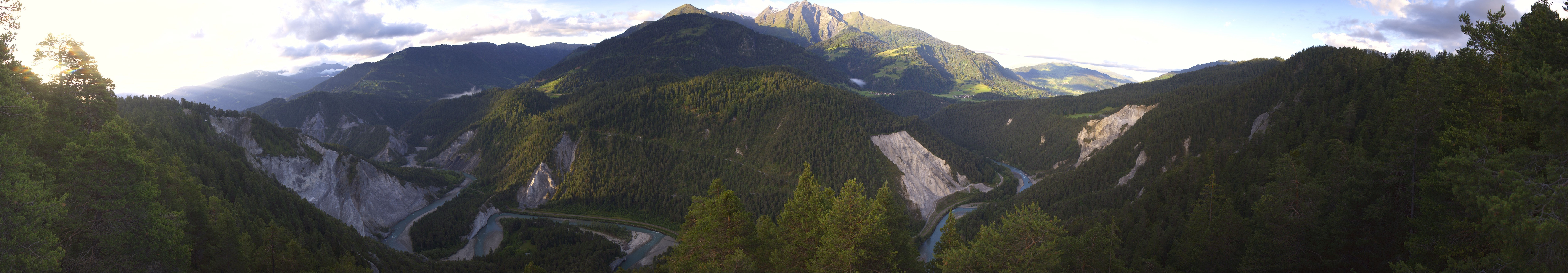 Archiv Foto Webcam Rheinschlucht - Swiss Grand Canyon