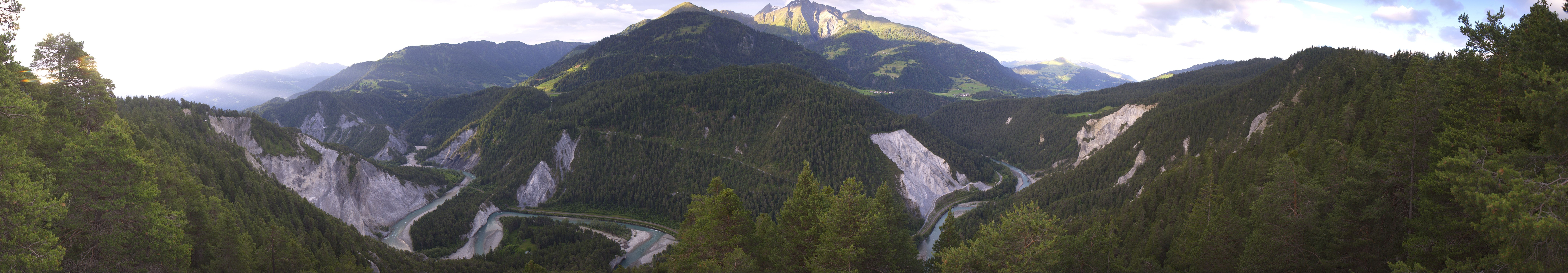 Archiv Foto Webcam Rheinschlucht - Swiss Grand Canyon