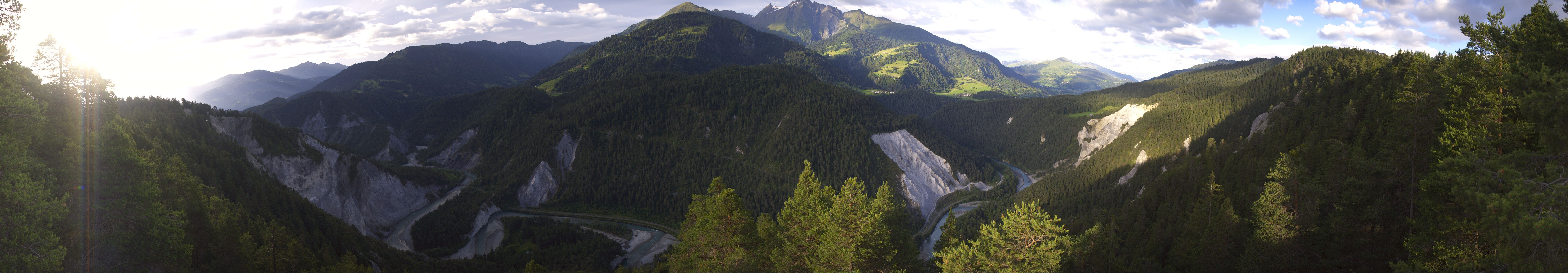 Archiv Foto Webcam Rheinschlucht - Swiss Grand Canyon