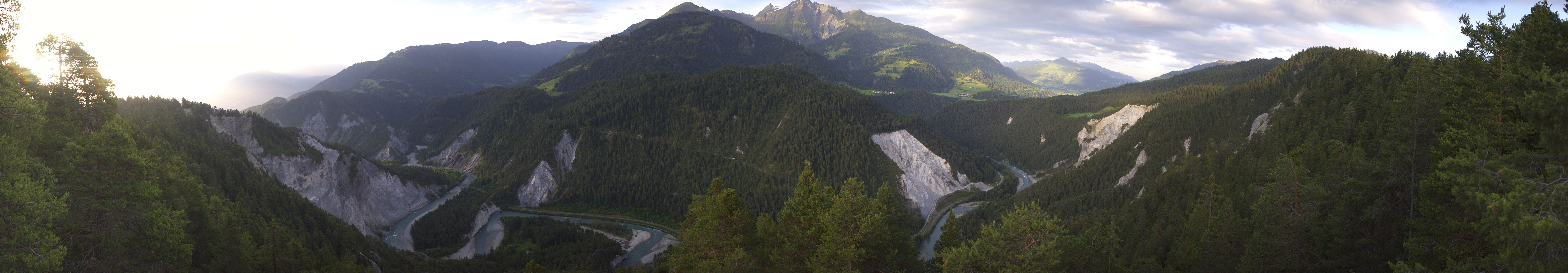 Archiv Foto Webcam Rheinschlucht - Swiss Grand Canyon