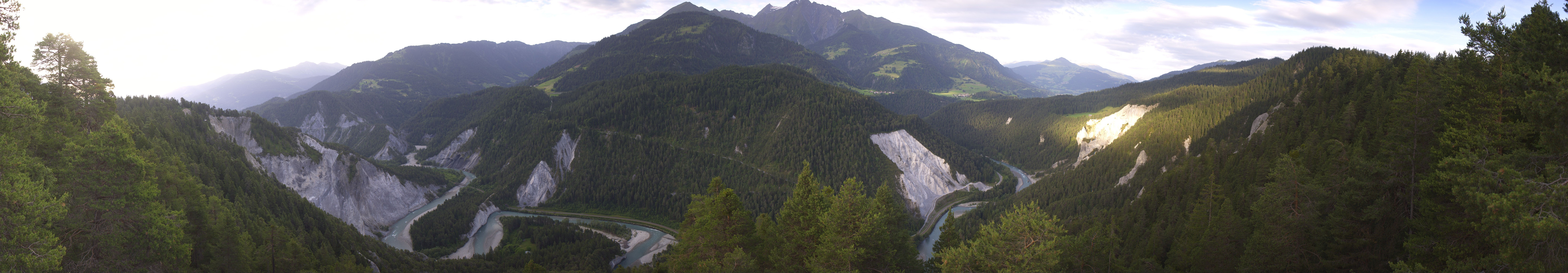 Archiv Foto Webcam Rheinschlucht - Swiss Grand Canyon