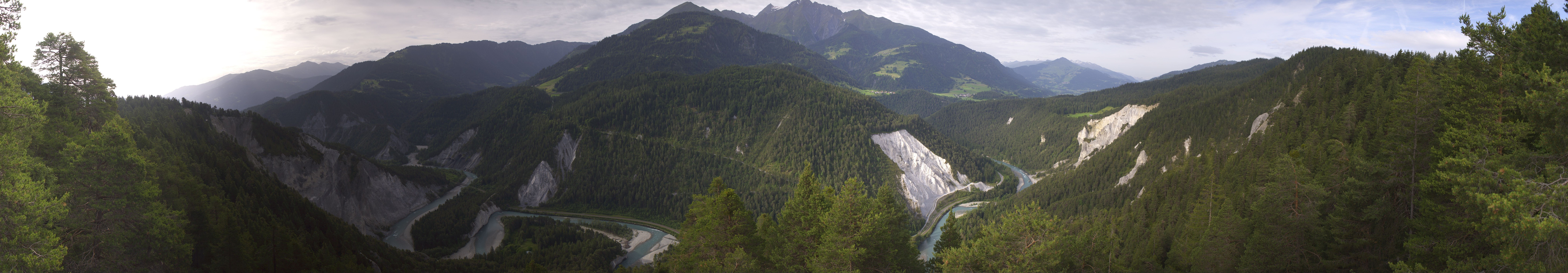 Archiv Foto Webcam Rheinschlucht - Swiss Grand Canyon