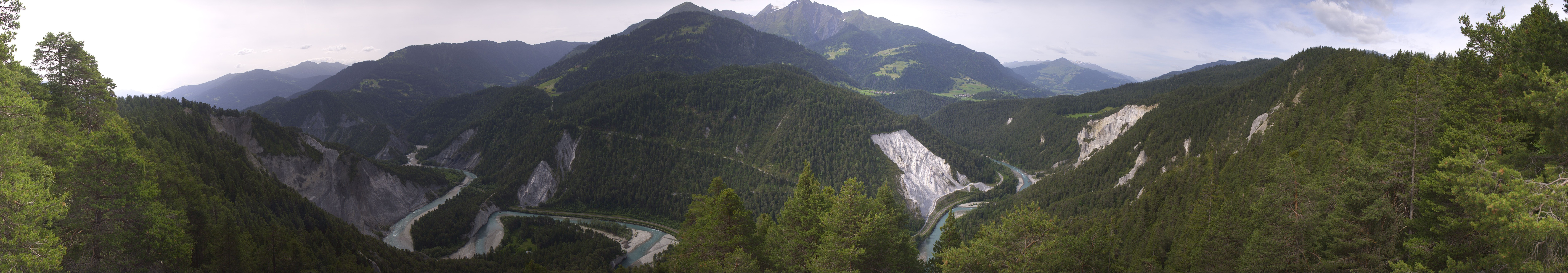 Archiv Foto Webcam Rheinschlucht - Swiss Grand Canyon