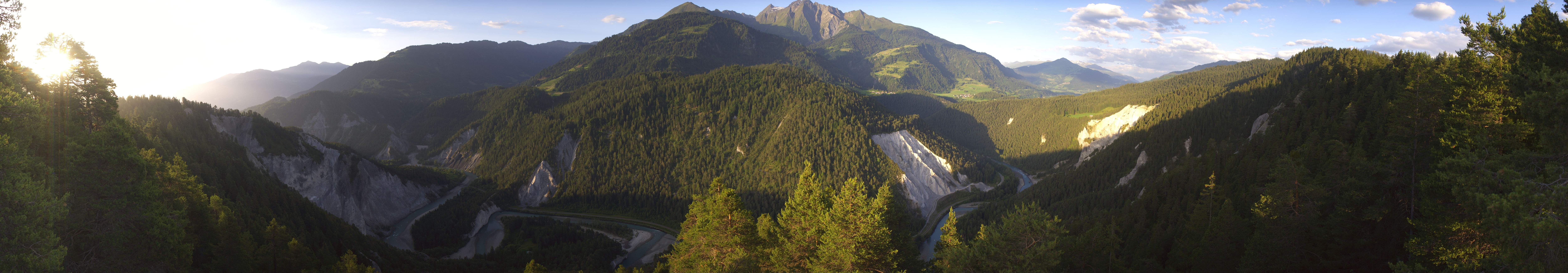 Archiv Foto Webcam Rheinschlucht - Swiss Grand Canyon