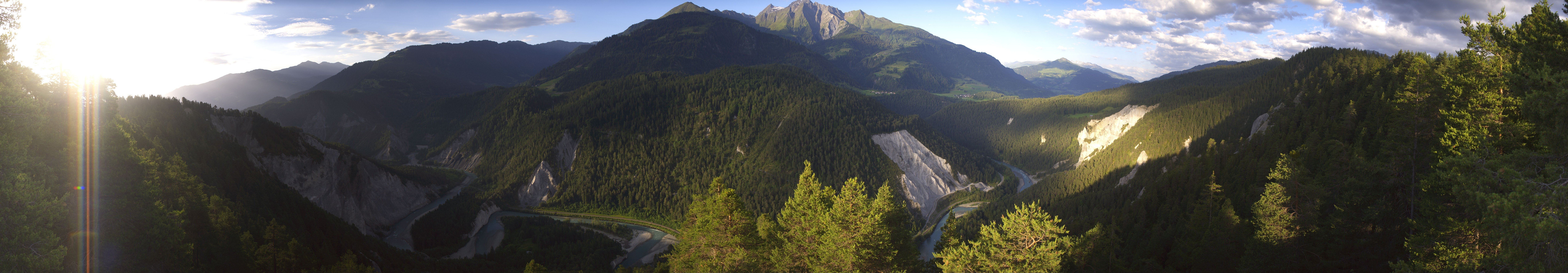 Archiv Foto Webcam Rheinschlucht - Swiss Grand Canyon