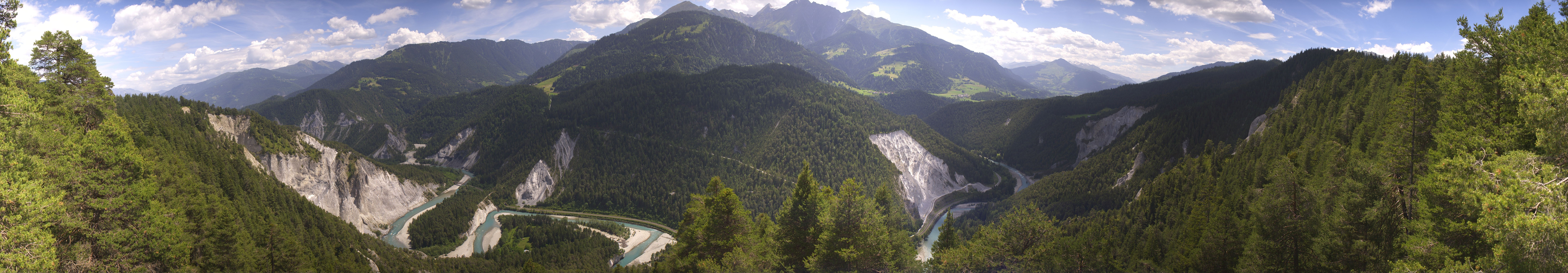 Archiv Foto Webcam Rheinschlucht - Swiss Grand Canyon