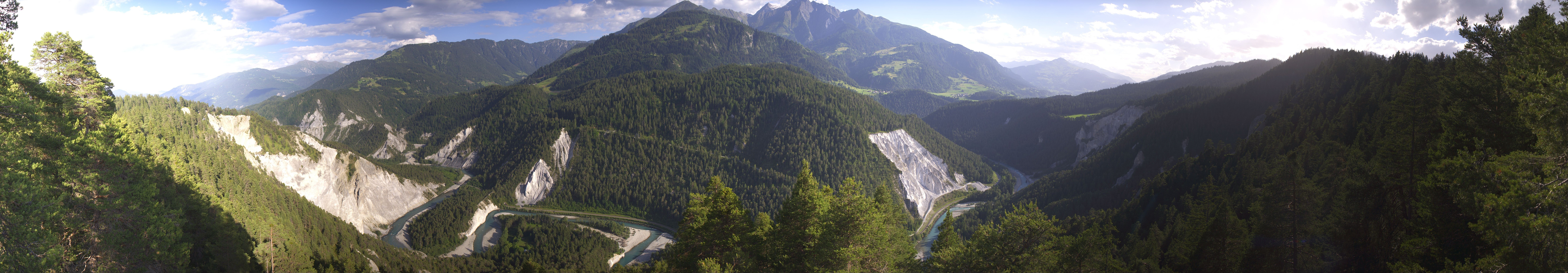 Archiv Foto Webcam Rheinschlucht - Swiss Grand Canyon