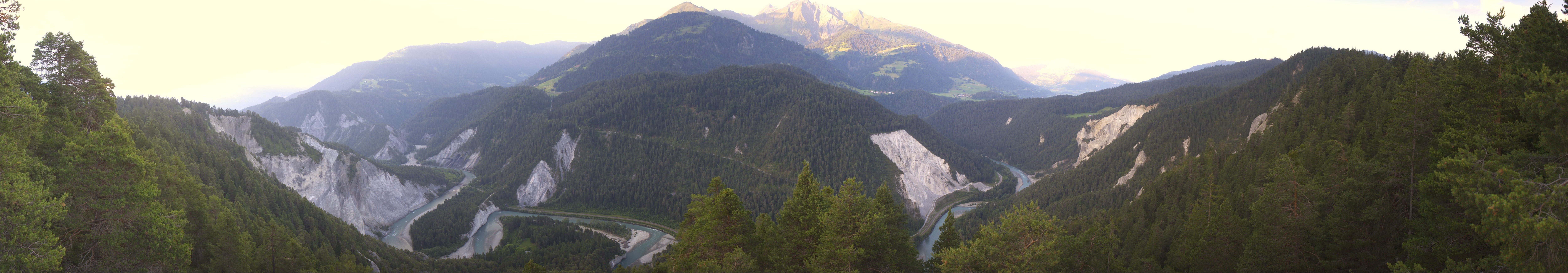 Archiv Foto Webcam Rheinschlucht - Swiss Grand Canyon