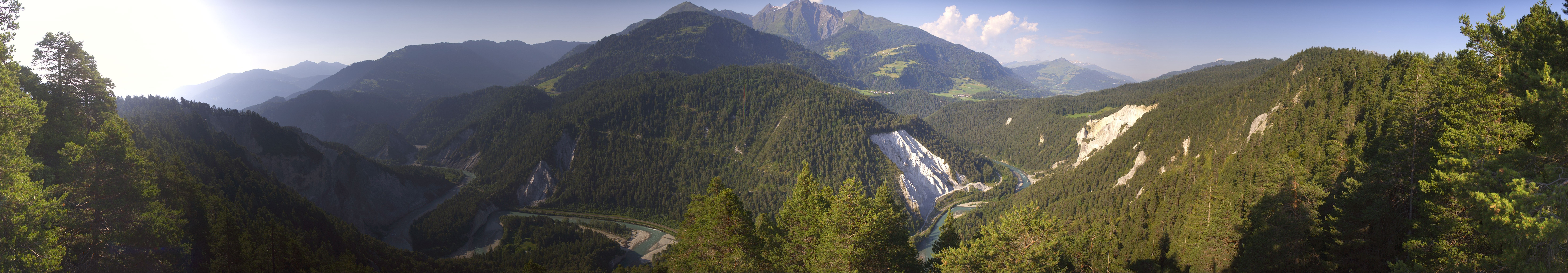 Archiv Foto Webcam Rheinschlucht - Swiss Grand Canyon