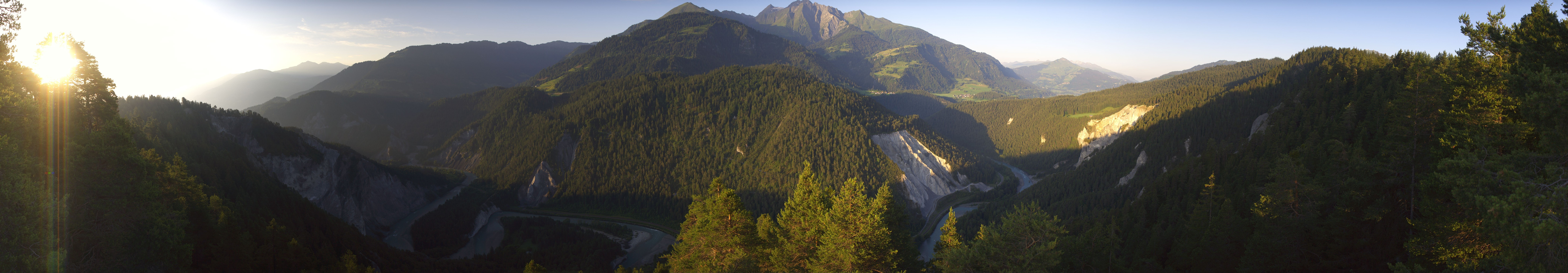 Archiv Foto Webcam Rheinschlucht - Swiss Grand Canyon