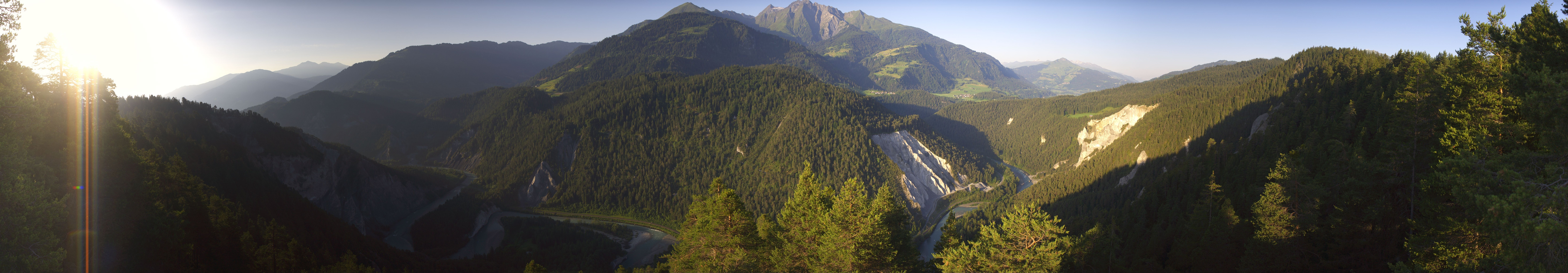 Archiv Foto Webcam Rheinschlucht - Swiss Grand Canyon