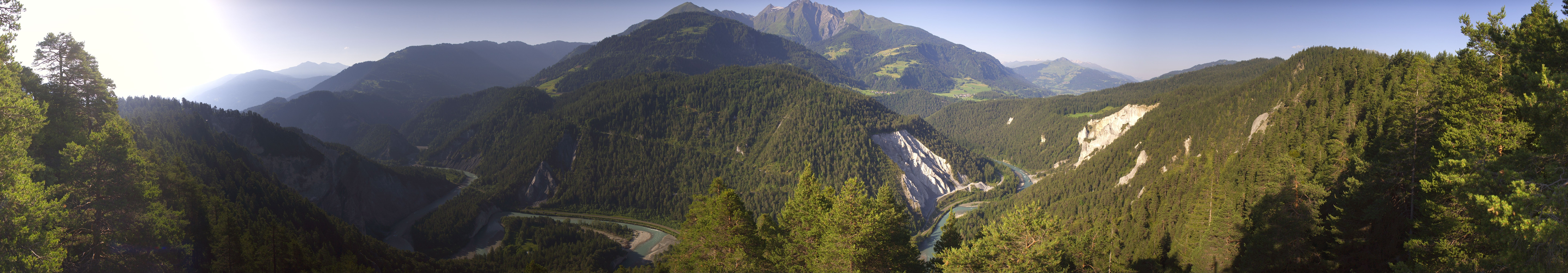 Archiv Foto Webcam Rheinschlucht - Swiss Grand Canyon