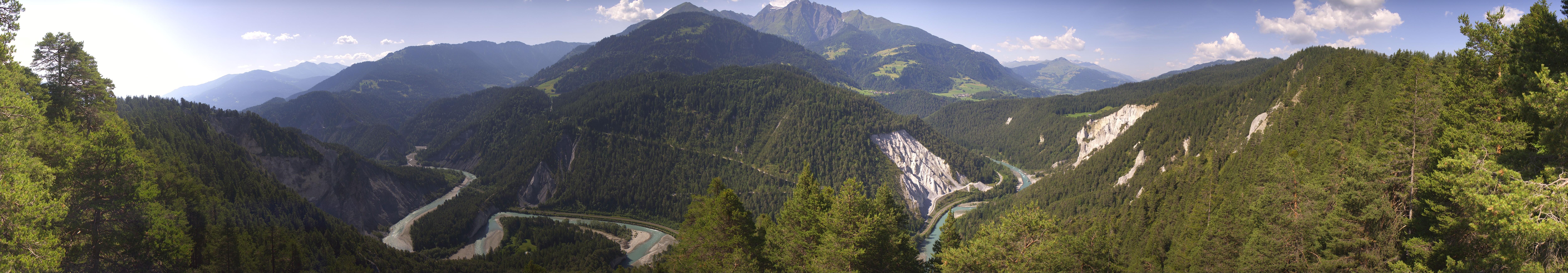 Archiv Foto Webcam Rheinschlucht - Swiss Grand Canyon
