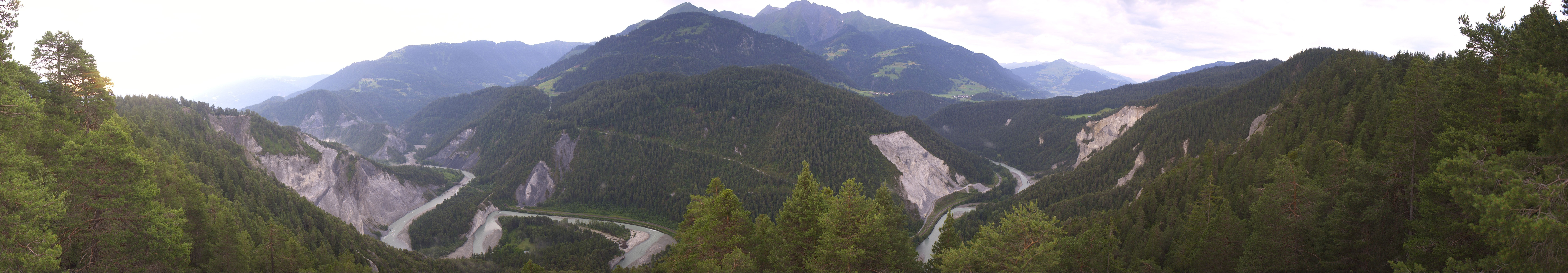 Archiv Foto Webcam Rheinschlucht - Swiss Grand Canyon