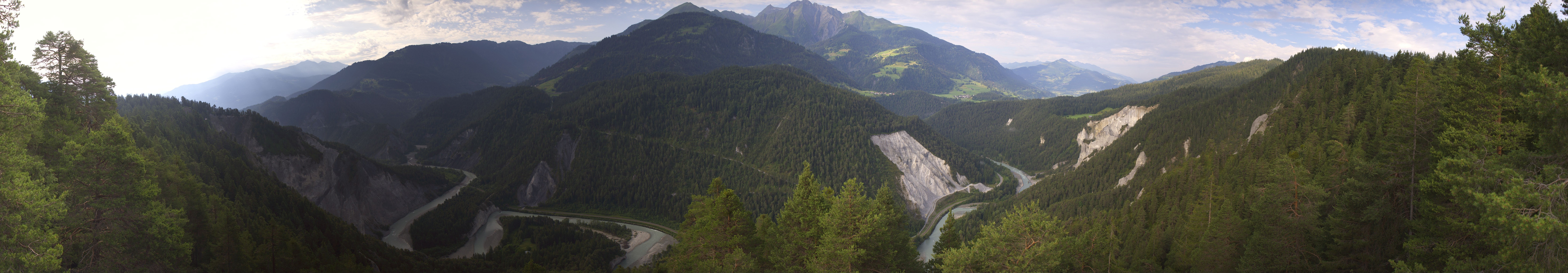 Archiv Foto Webcam Rheinschlucht - Swiss Grand Canyon