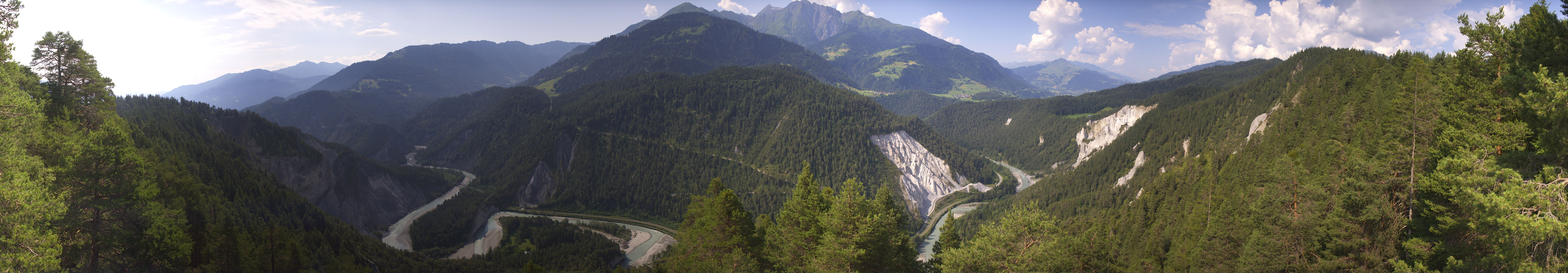 Archiv Foto Webcam Rheinschlucht - Swiss Grand Canyon