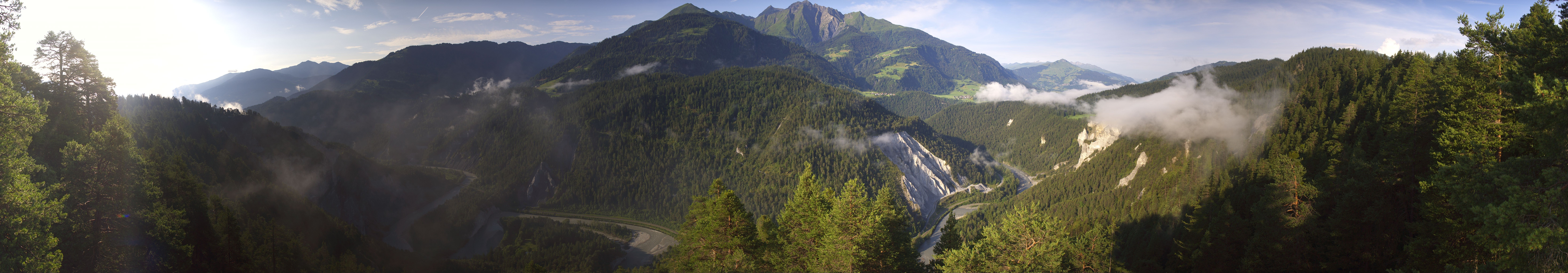 Archiv Foto Webcam Rheinschlucht - Swiss Grand Canyon