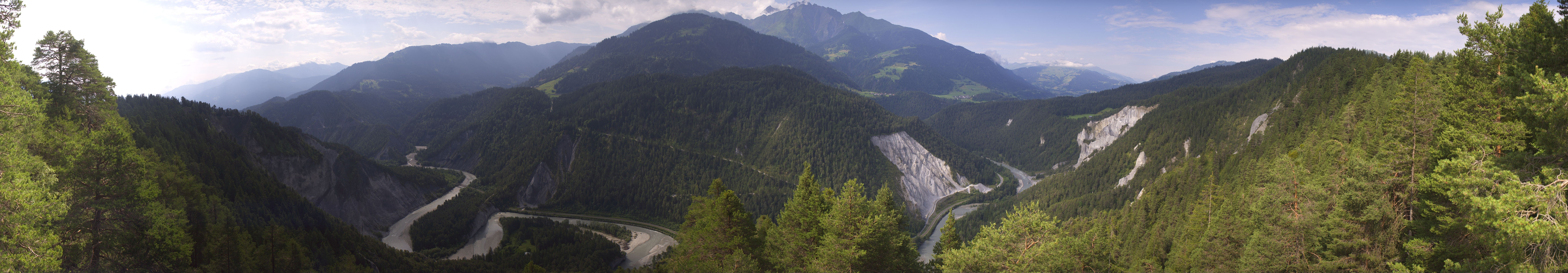 Archiv Foto Webcam Rheinschlucht - Swiss Grand Canyon