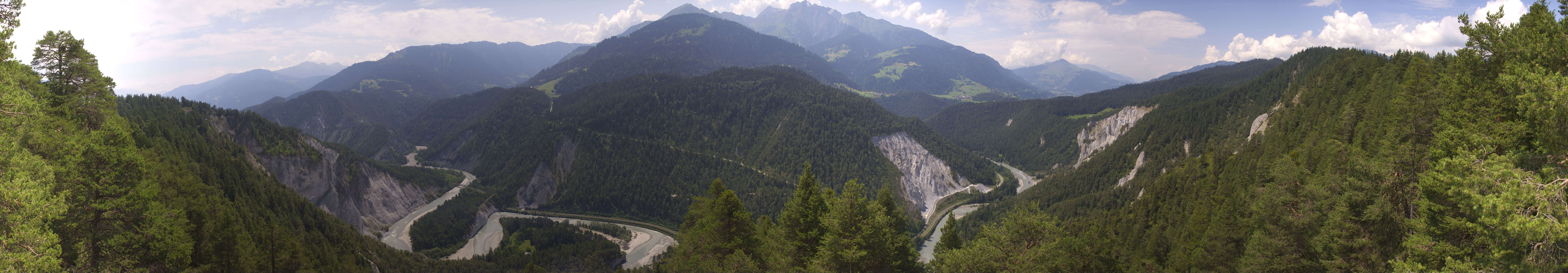 Archiv Foto Webcam Rheinschlucht - Swiss Grand Canyon