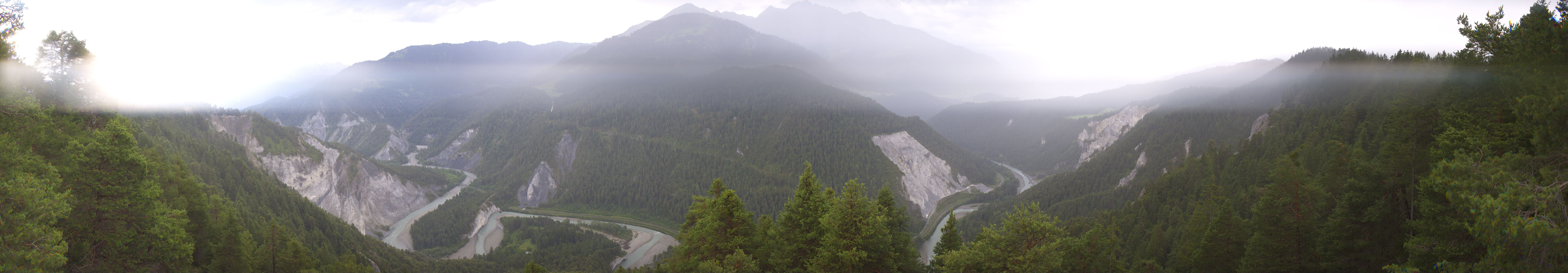 Archiv Foto Webcam Rheinschlucht - Swiss Grand Canyon
