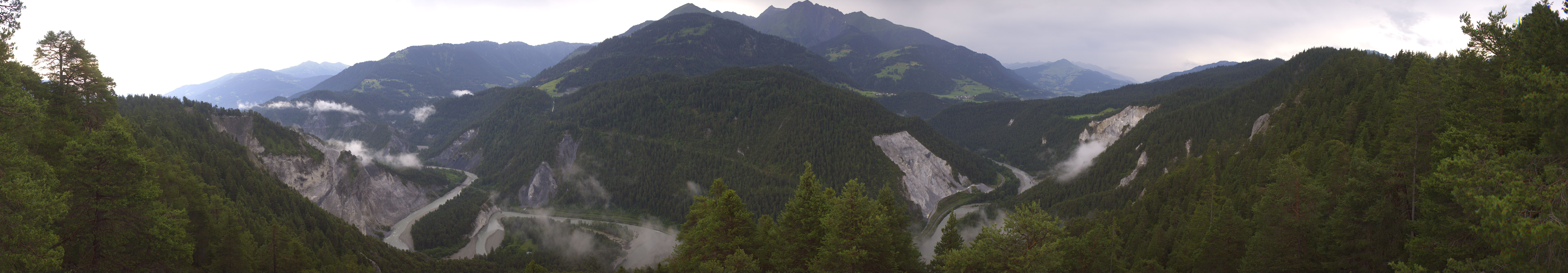 Archiv Foto Webcam Rheinschlucht - Swiss Grand Canyon