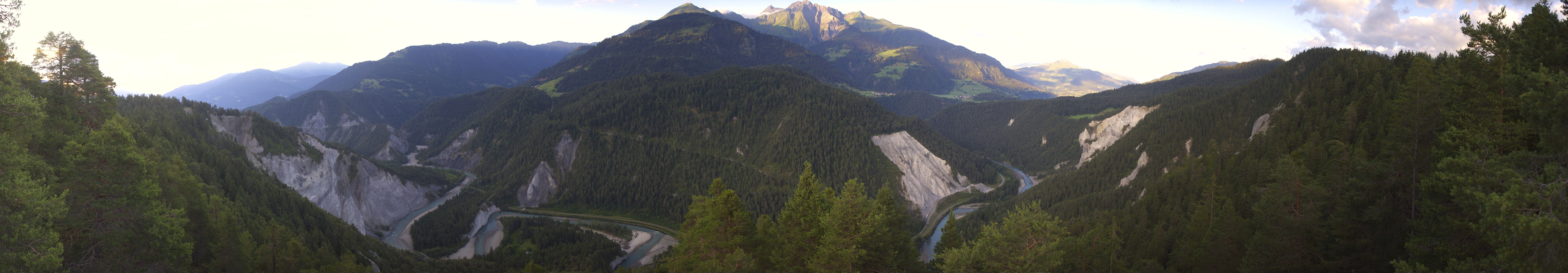 Archiv Foto Webcam Rheinschlucht - Swiss Grand Canyon