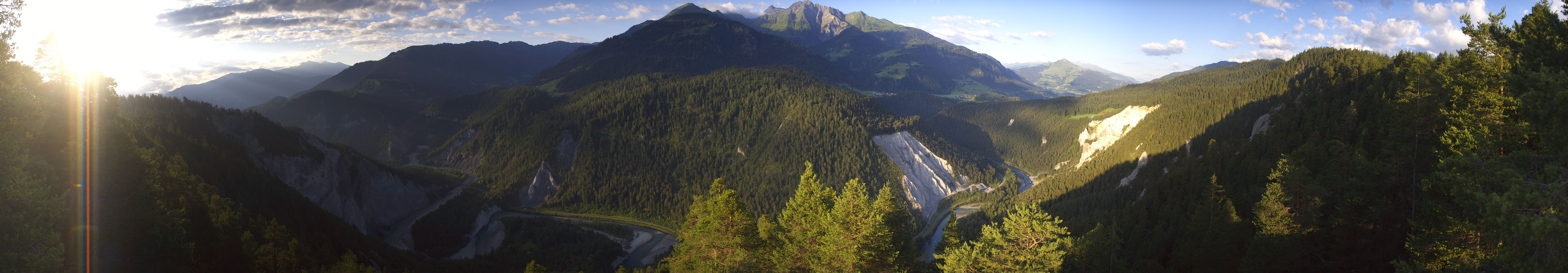 Archiv Foto Webcam Rheinschlucht - Swiss Grand Canyon
