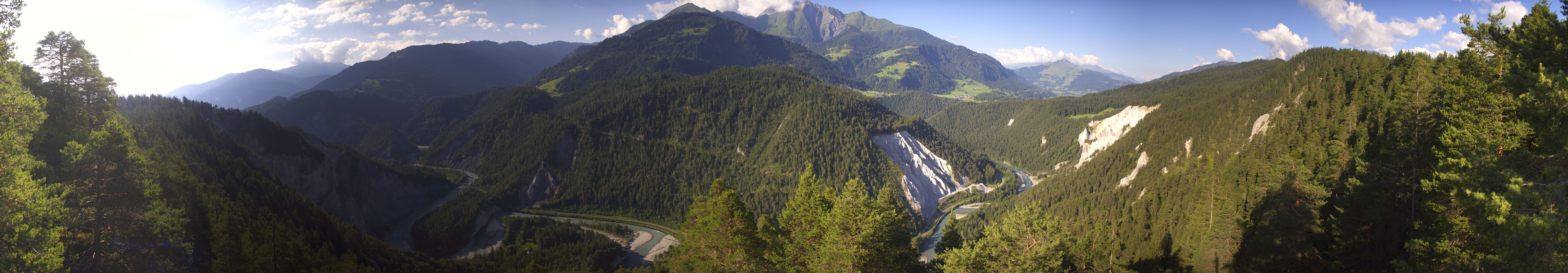 Archiv Foto Webcam Rheinschlucht - Swiss Grand Canyon