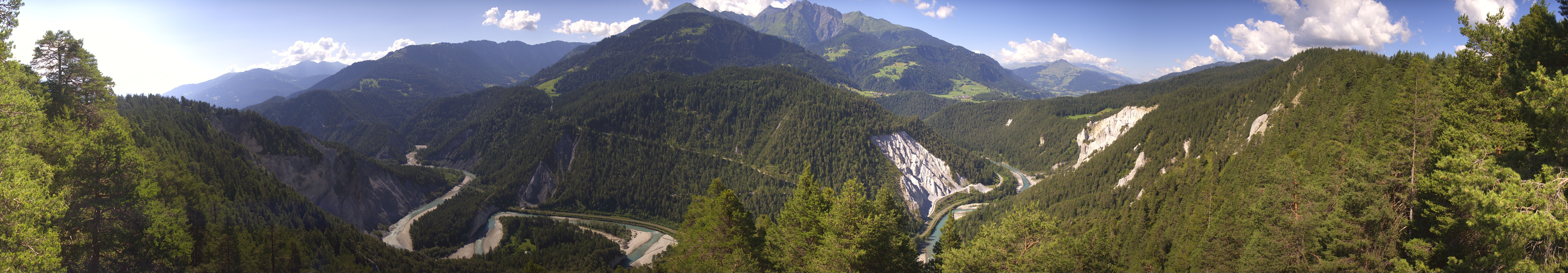 Archiv Foto Webcam Rheinschlucht - Swiss Grand Canyon