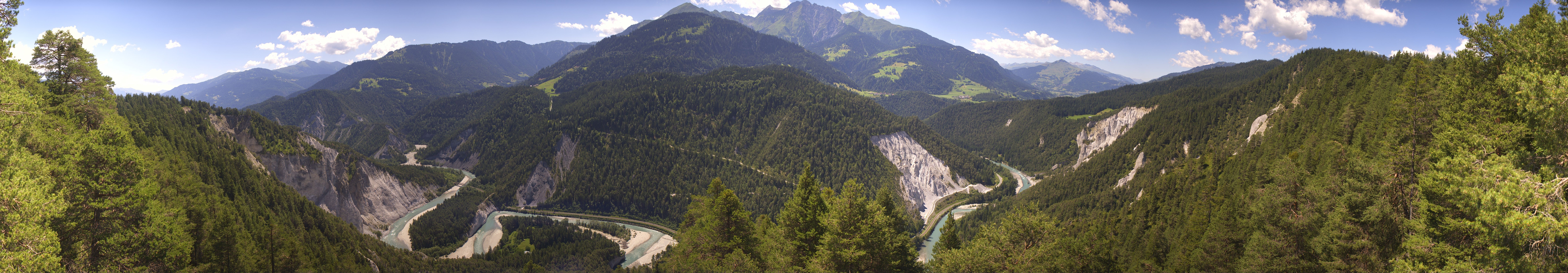 Archiv Foto Webcam Rheinschlucht - Swiss Grand Canyon