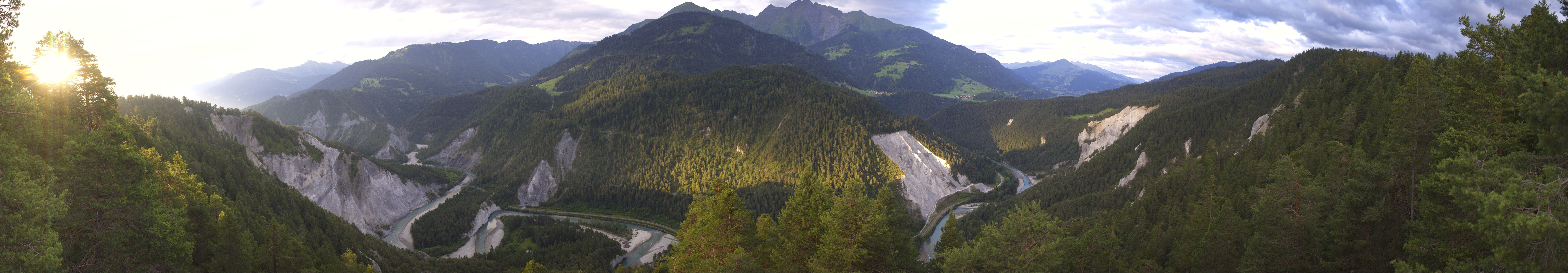Archiv Foto Webcam Rheinschlucht - Swiss Grand Canyon