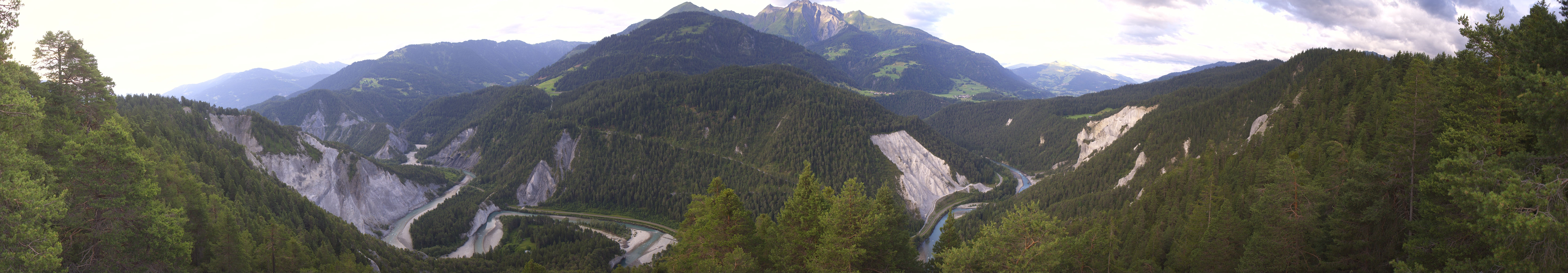 Archiv Foto Webcam Rheinschlucht - Swiss Grand Canyon