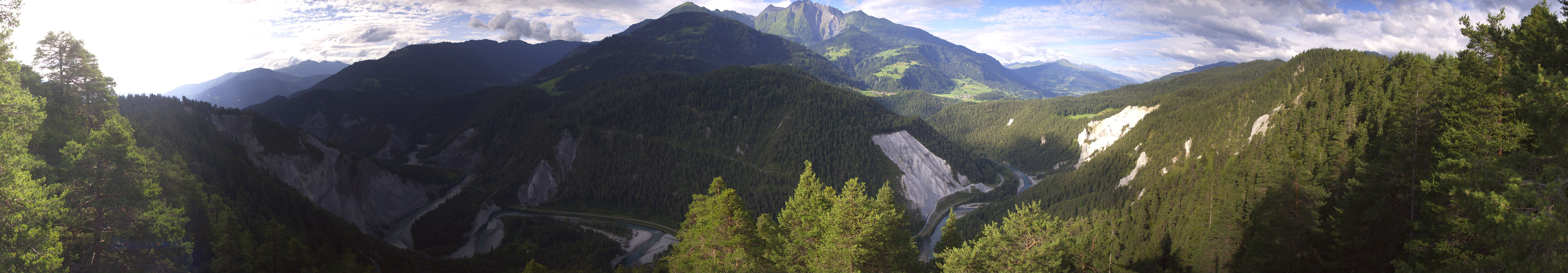 Archiv Foto Webcam Rheinschlucht - Swiss Grand Canyon