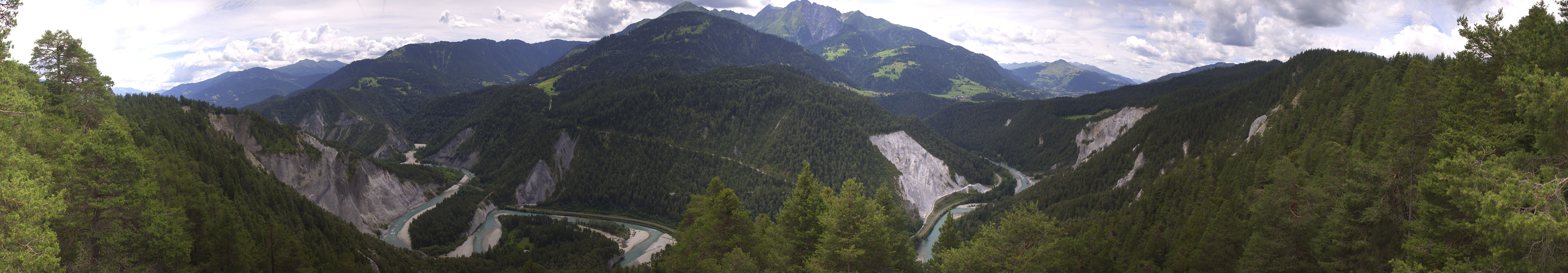Archiv Foto Webcam Rheinschlucht - Swiss Grand Canyon