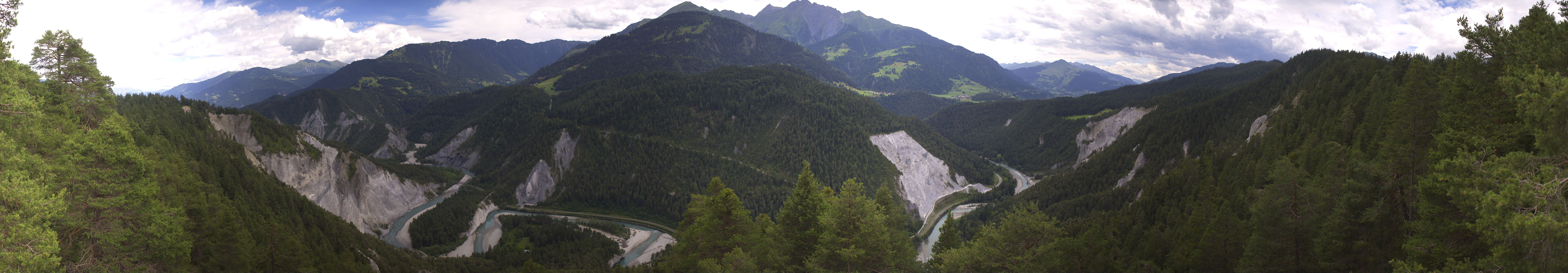 Archiv Foto Webcam Rheinschlucht - Swiss Grand Canyon