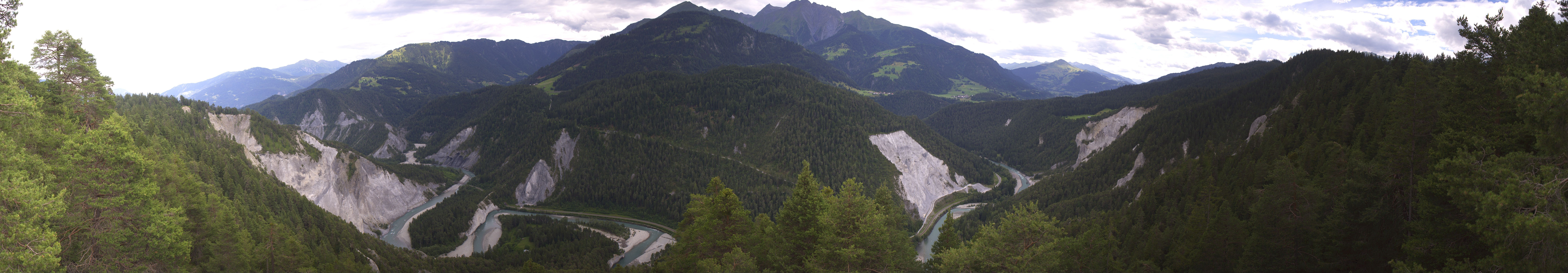 Archiv Foto Webcam Rheinschlucht - Swiss Grand Canyon