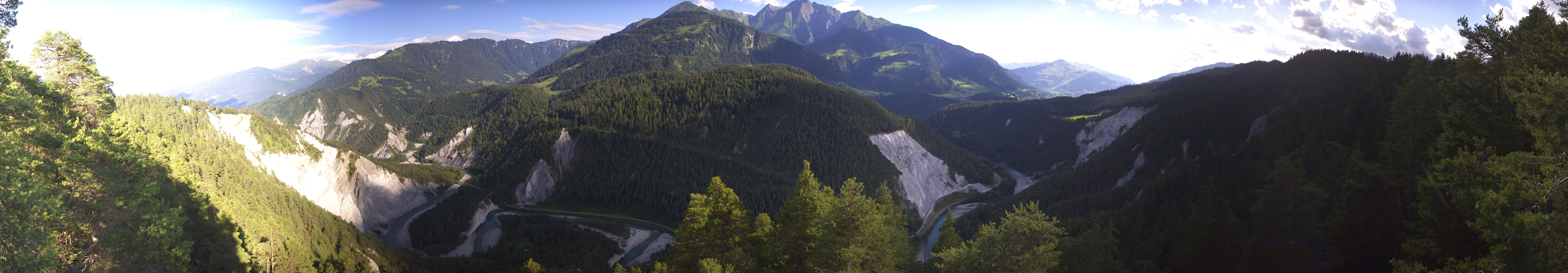 Archiv Foto Webcam Rheinschlucht - Swiss Grand Canyon