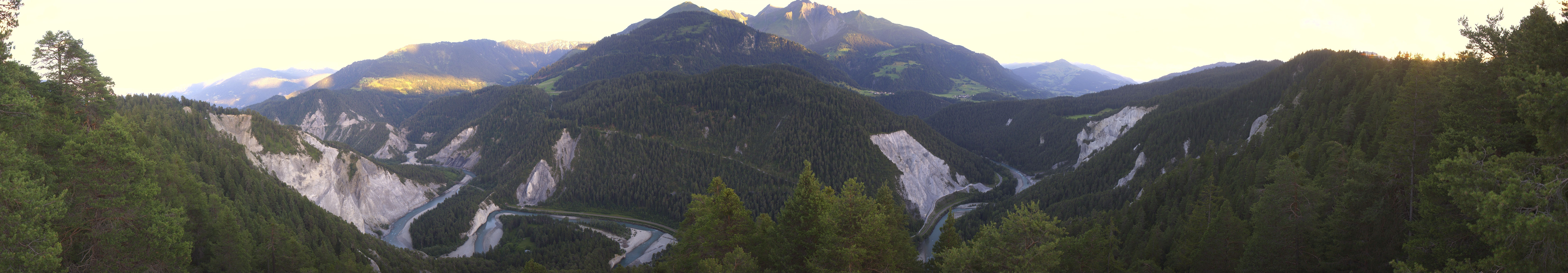 Archiv Foto Webcam Rheinschlucht - Swiss Grand Canyon