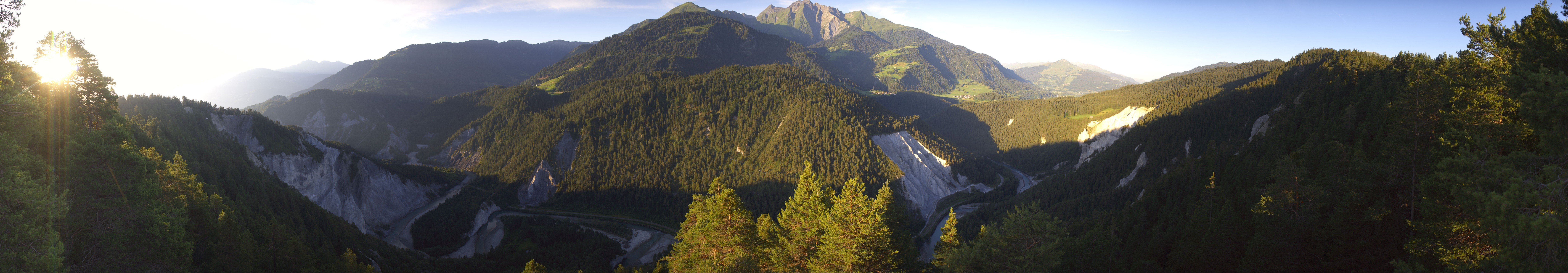 Archiv Foto Webcam Rheinschlucht - Swiss Grand Canyon